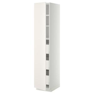 IKEA - Armario cocina blanco/Veddinge blanco 40x60x200 cm