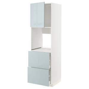 IKEA - Armario horno cocina pt2frt2cj blanco/Kallarp azul g…