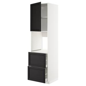 IKEA - Armario horno cocina pt2frt2cj blanco/Lerhyttan tint…