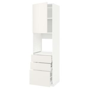IKEA - Armario horno con puerta y cajones blanco/Veddinge b…