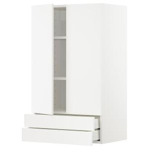 IKEA - Aparador 2pt2cj blanco/Veddinge blanco 60x100 cm