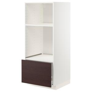 IKEA - Armario alto horno microondas cajón blanco Askersund…