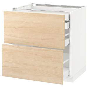 IKEA - Armario bajo cocina 4 cajones blanco/Askersund efect…