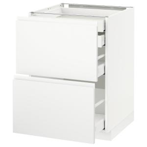 IKEA - Armario bajo cocina 4 cajones blanco/Voxtorp blanco…