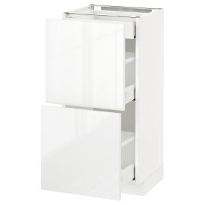 IKEA - Armario bajo cocina con 3 cajones blanco/Ringhult bl…