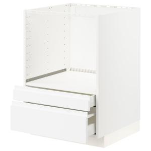 IKEA - Armario bajo para combi microondas blanco/Voxtorp bl…