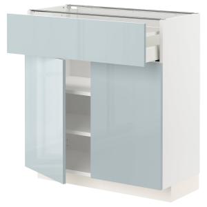 IKEA - Armario bajo con cajón y 2 puertas blanco/Kallarp az…