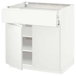 IKEA - Armario bajo con cajón y 2 puertas blanco/Voxtorp bl…