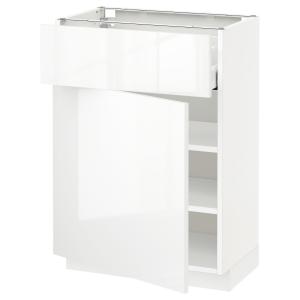 IKEA - Armario bajo con cajón y puerta blanco/Ringhult blan…