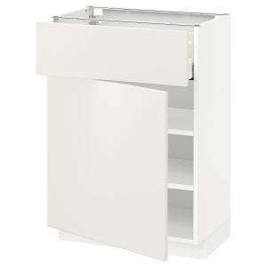 IKEA - Armario bajo con cajón y puerta blanco/Veddinge blan…