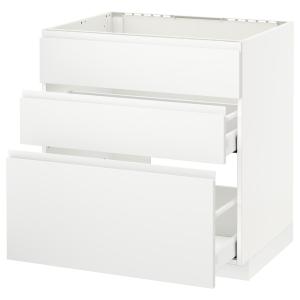 IKEA - Armario bajo fregadero 2 cajones blanco/Voxtorp blan…