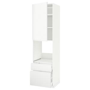 IKEA - Armario para horno 2 cajones puerta blanco/Voxtorp b…