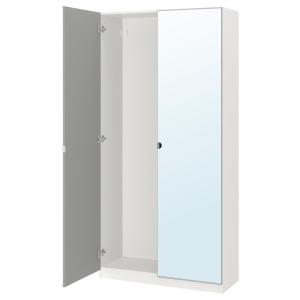 IKEA - Armario con 2 puertas blanco/Vikedal espejo 100x38x2…