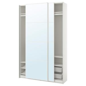 IKEA - AULI Armario blanco/espejo