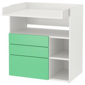 IKEA - Cambiador bebé Blanco verde/con 3 cajones