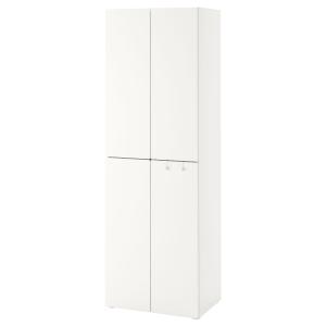 IKEA - PLATSA Armario Blanco blanco/con 2 barras de armario