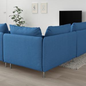 IKEA - Sofá 3 plazas esquina Vissle azul