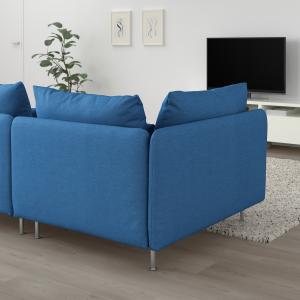 IKEA - Sofá de 3 plazas  extremo abierto/Vissle azul