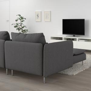 IKEA - Sofá de 4 plazas con chaiselongue  extremo abierto/T…