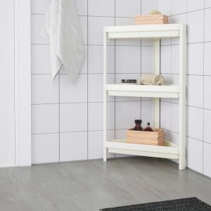 IKEA - Estantería de esquina, pared blanco