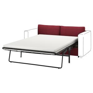 IKEA - 2 módulos sofá cama Lejde rojo/marrón