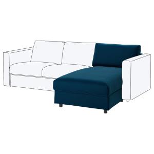 IKEA - Funda chaiselongue Djuparp azul verdoso oscuro
