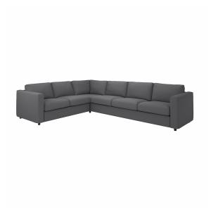 IKEA - Funda para sofá 5 plazas esquina Hallarp gris