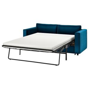 IKEA - Funda para sofá cama de 2 plazas Djuparp azul verdos…
