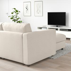 IKEA - Sofá 5 plazas esquina  chaiselongue/Gunnared beige