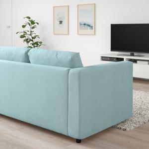 IKEA - Sofá cama de 2 plazas Saxemara azul claro