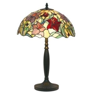 Lámpara de mesa ATHINA floral, hecha a mano 62 cm