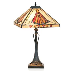 Lámpara de mesa elegante AMALIA estilo Tiffany