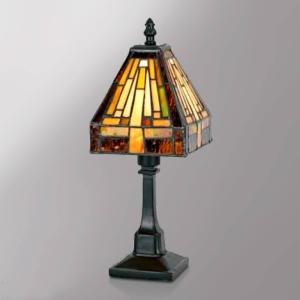 Lámpara de mesa Bea, estilo Tiffany