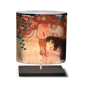 Klimt II - lámpara de mesa con patrón artístico