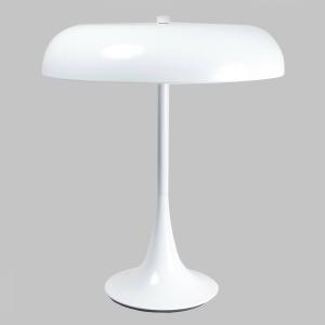 Lámpara de mesa barnizada en blanco Madison