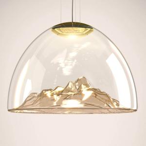 Axolight Mountain View lámpara colgante ámbar-oro