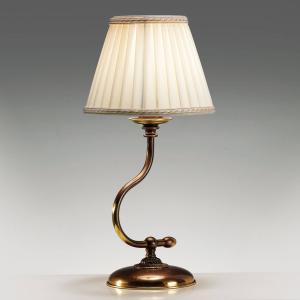 Lámpara de mesa Classic con armazón curvo