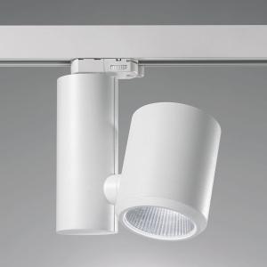 Foco de riel LED eficiente Kent 38° blanco uw