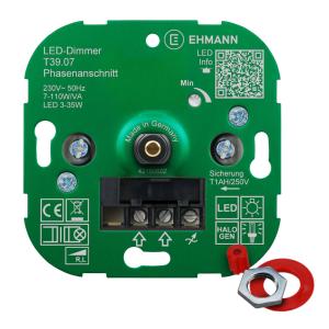EHMANN T39 dimmer LED fase inicial, 7 - 110 W
