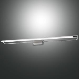 Aplique LED Rapallo, cromo, IP44, 80 cm