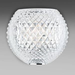 Fabbian Diamond and Swirl - aplique de cristal