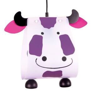 Lámpara colgante Vaca para habitación infantil