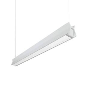 Colgante LED C56-P1200, 50/50, blanco 126,3 cm
