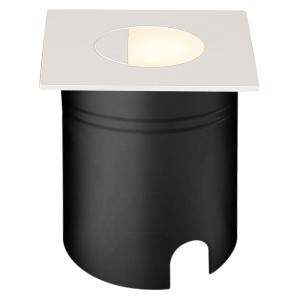 Lámpara empotrada LED Aspen difusor angular blanco