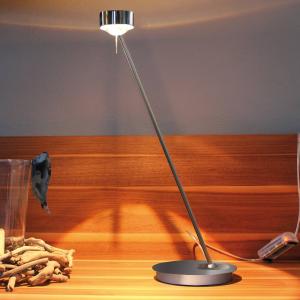 Lámpara de mesa atenuable PUK TABLE, cromo