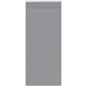 Cortina de puerta pvc ferrara gris-transparente 90 x 210 cm
