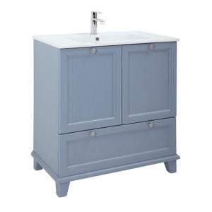 Mueble de baño unike azul 85 x 48 cm