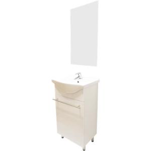 Mueble de baño con lavabo cecile blanco 41.5x30.5 cm