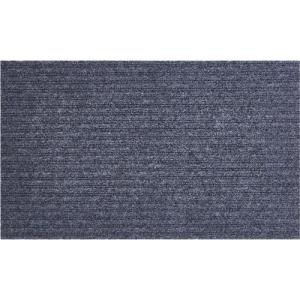 Felpudo gris de poliéster jean inspire 33 x55 cm