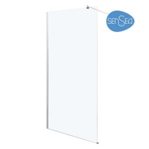 Panel de ducha nerea transparente cromado 80x190 cm